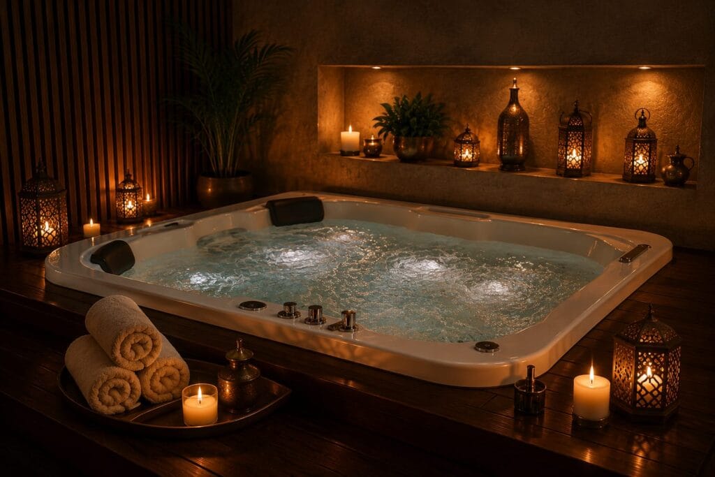 Luxury Jacuzzi at Zen Spa Egypt
